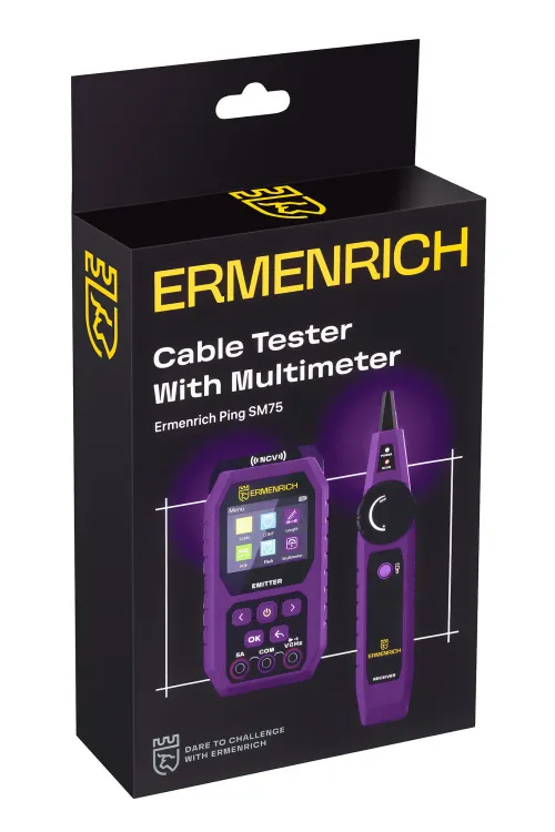 image Ermenrich Ping SM75 Cable Tester With Multimeter, image 10