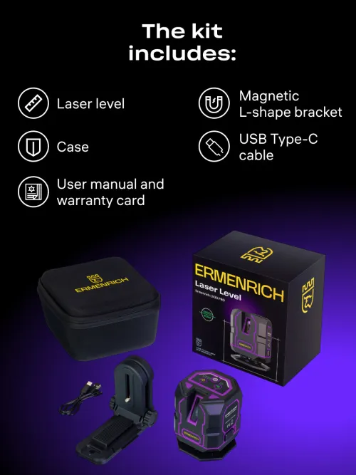 photo Ermenrich PLUS LV30 Laser Level, image 14