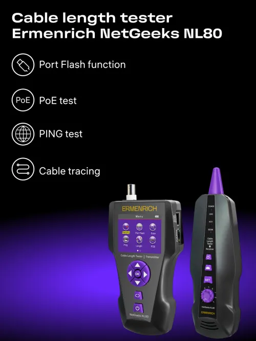 photograph Ermenrich NetGeeks NL80 Cable Length Tester, image 12