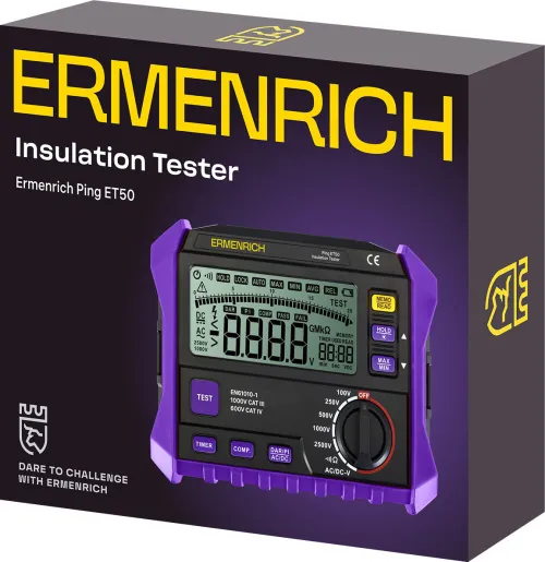 photo Ermenrich Ping ET50 Insulation Tester, image 2