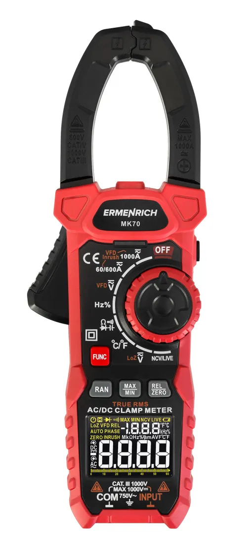 photo Ermenrich Ping MK70 Digital Clamp Meter, image 3